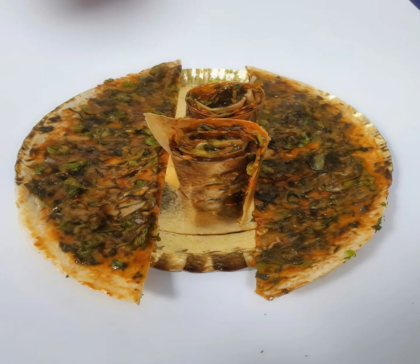 Palak Spring Roll Dosa
