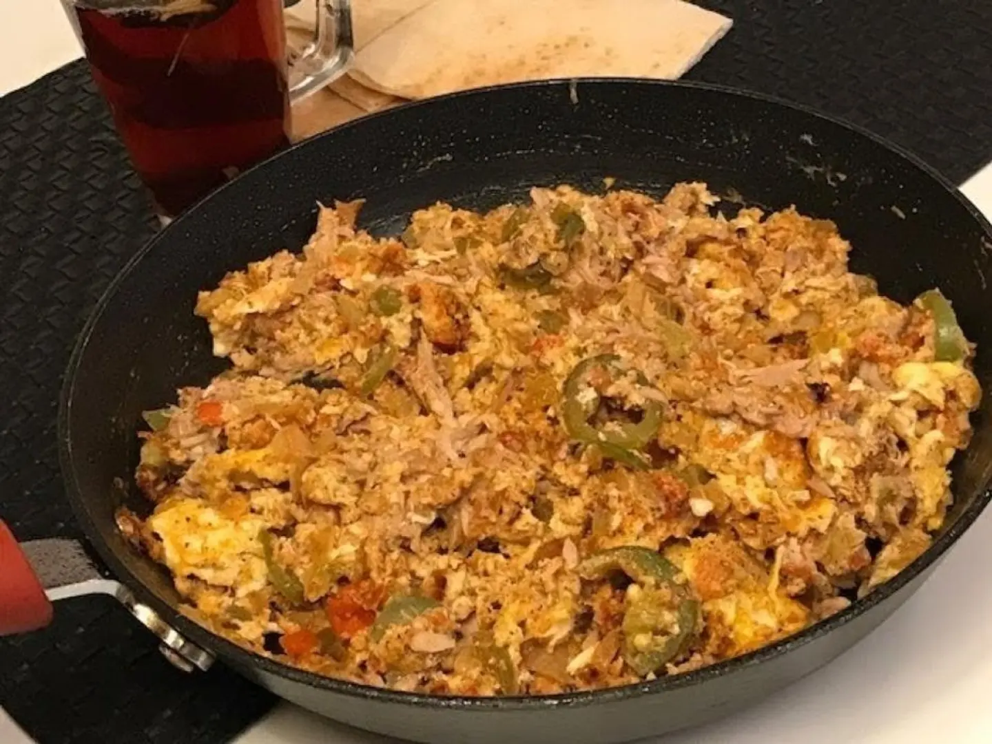 Tuna With Eggs Dish