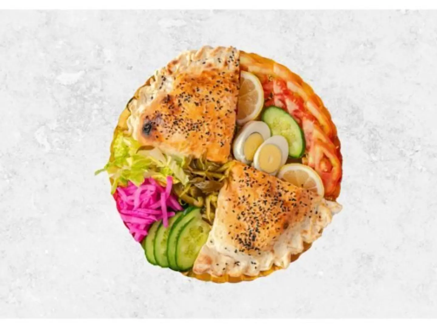 Mixed Falafel Pie