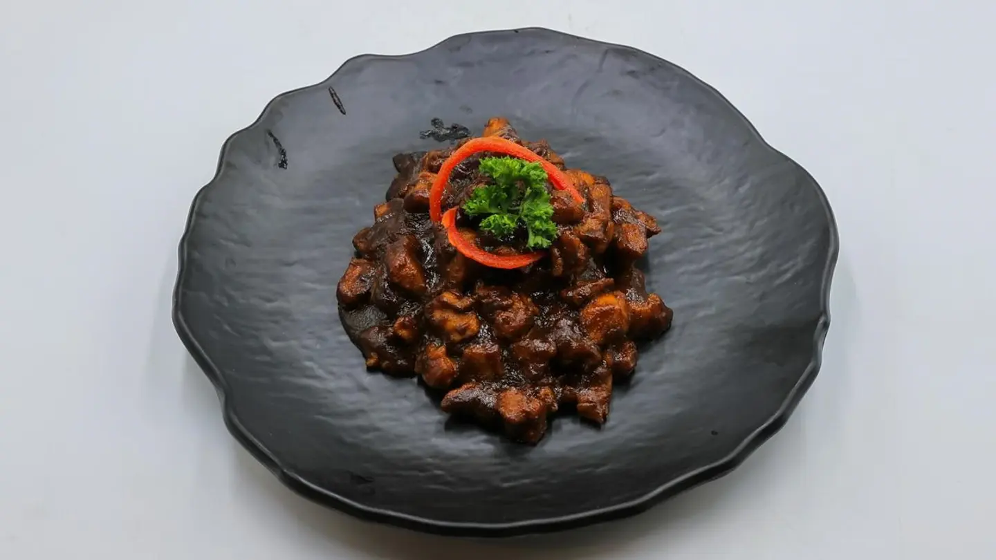 دجاج مع الكاتشب