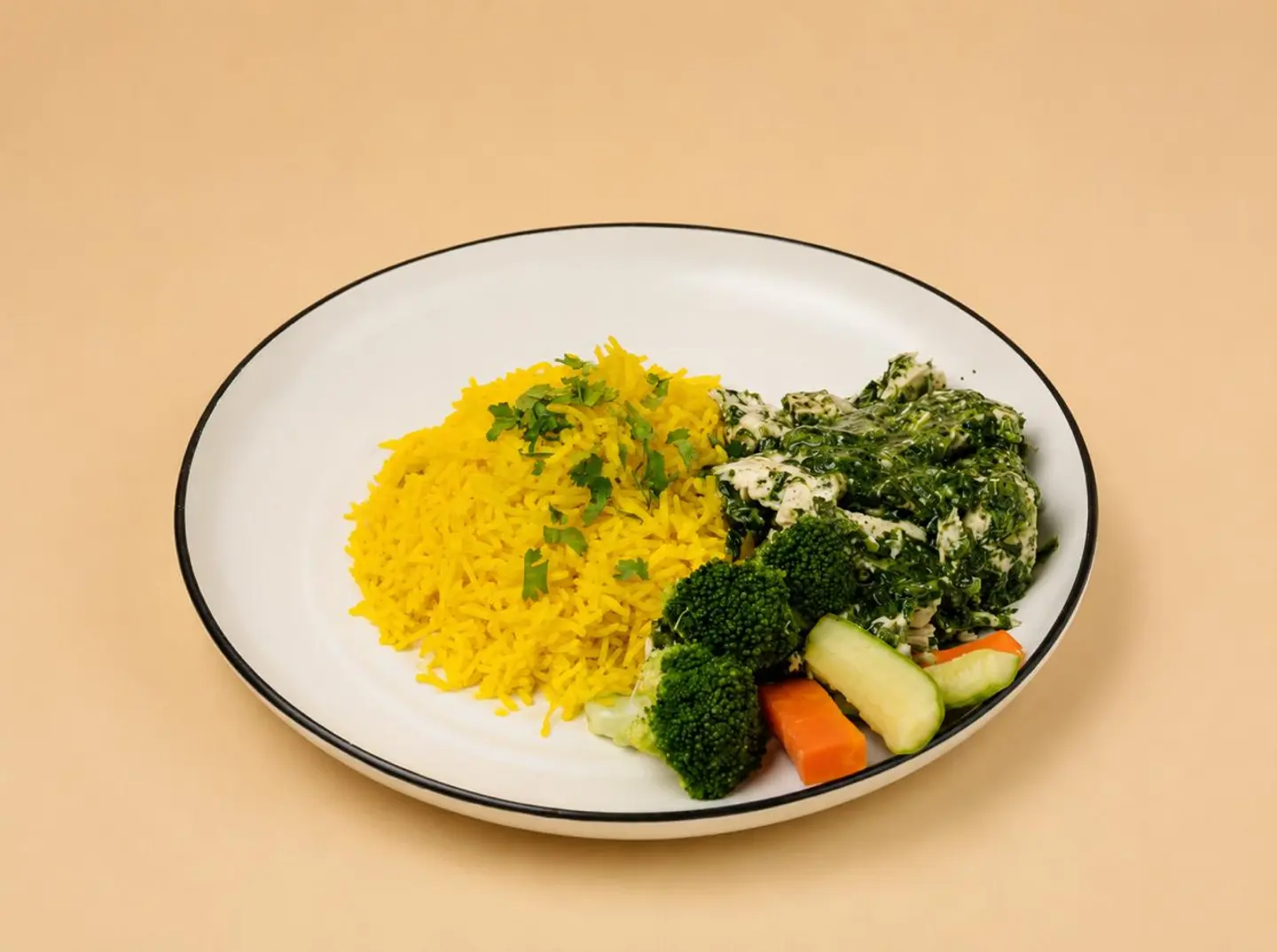Molokhia With Yellow Rice