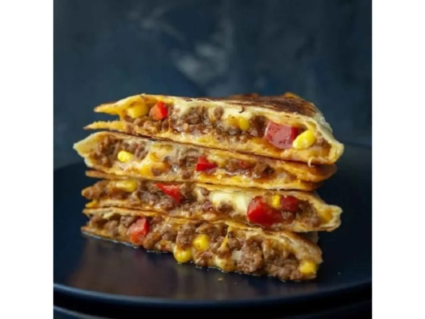 Chapati Ground Beef With Cheese