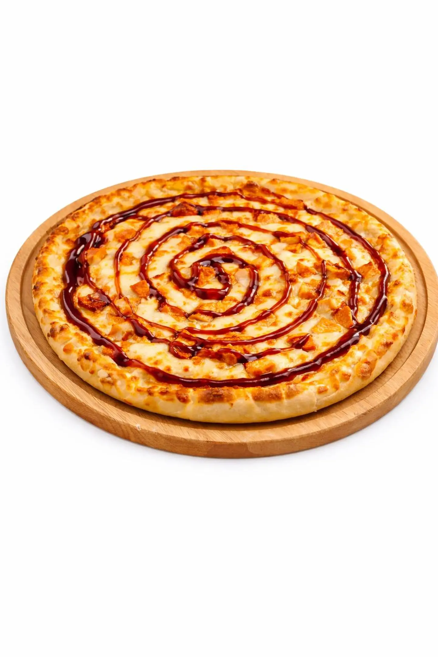 بيتزا دجاج مع الباربيكيو