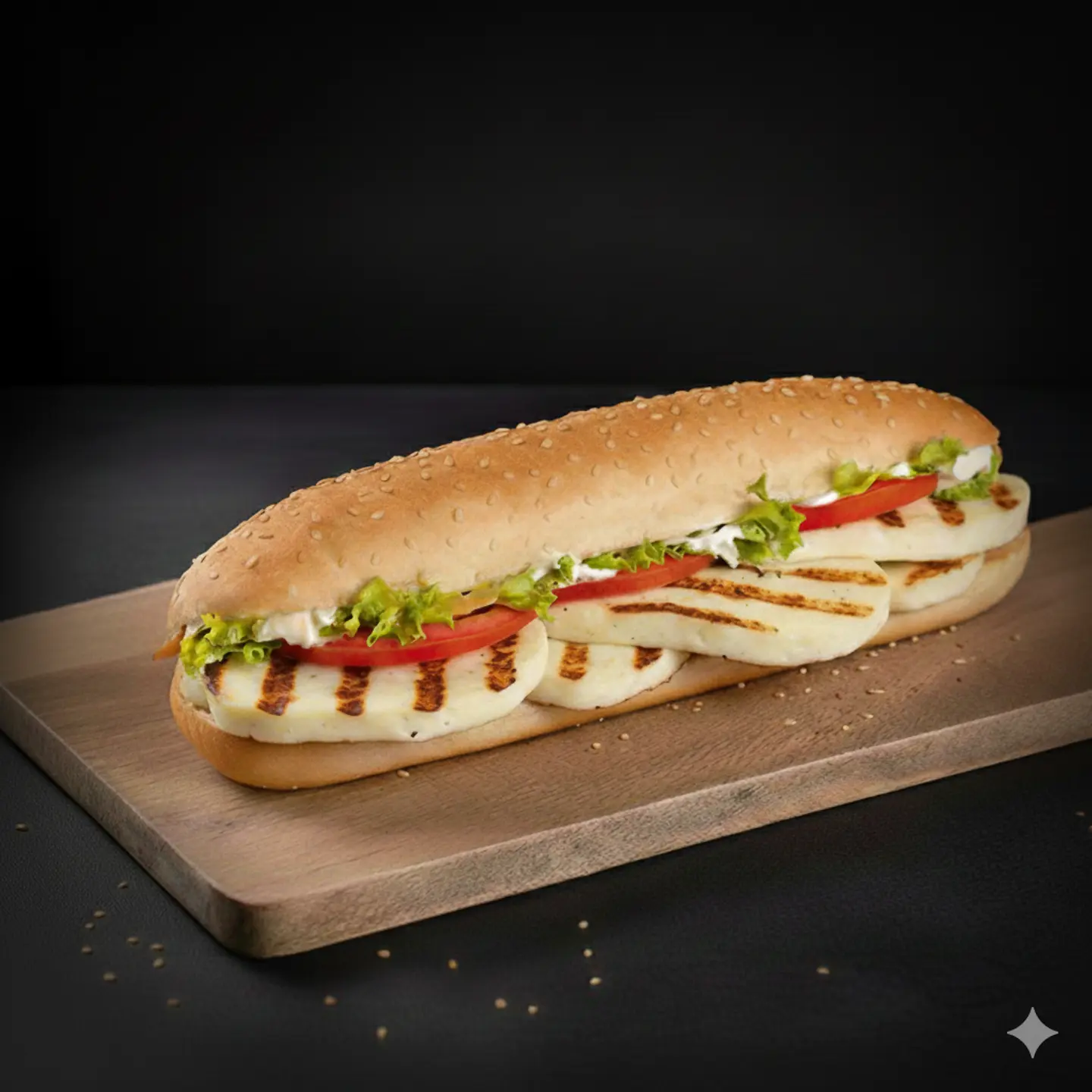 ساندويش جبنة حلومي خبز كودو