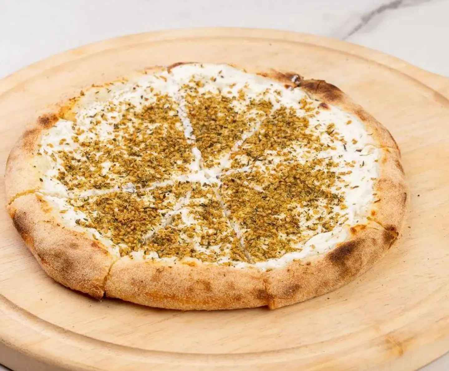 Labneh And Thyme Pizza