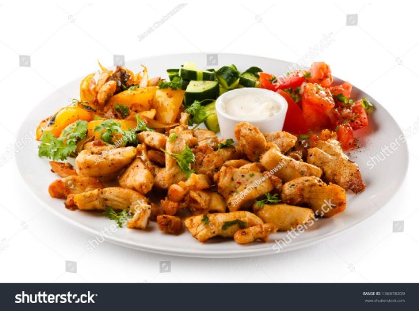لحم مع خضار