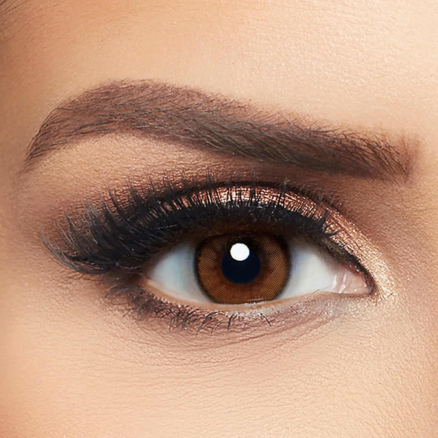 Sunkiss Brown Colored Contact Lenses By Layala  Pack Of 2