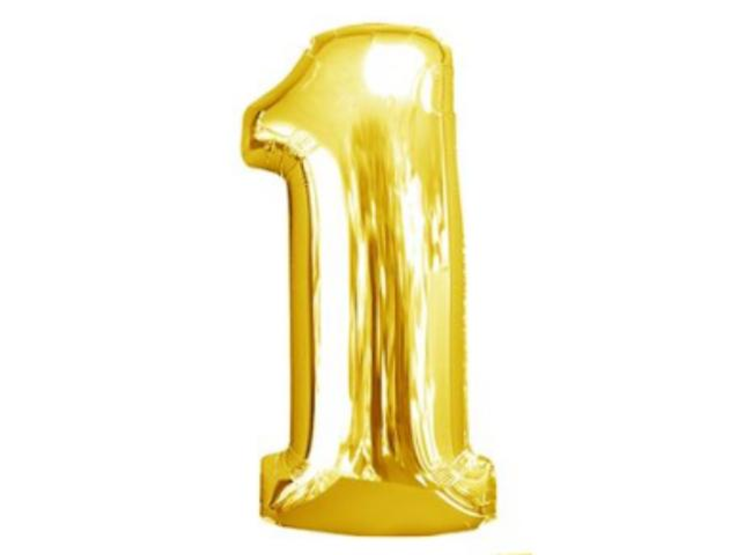 بالون هيليوم ذهبي رقم 1