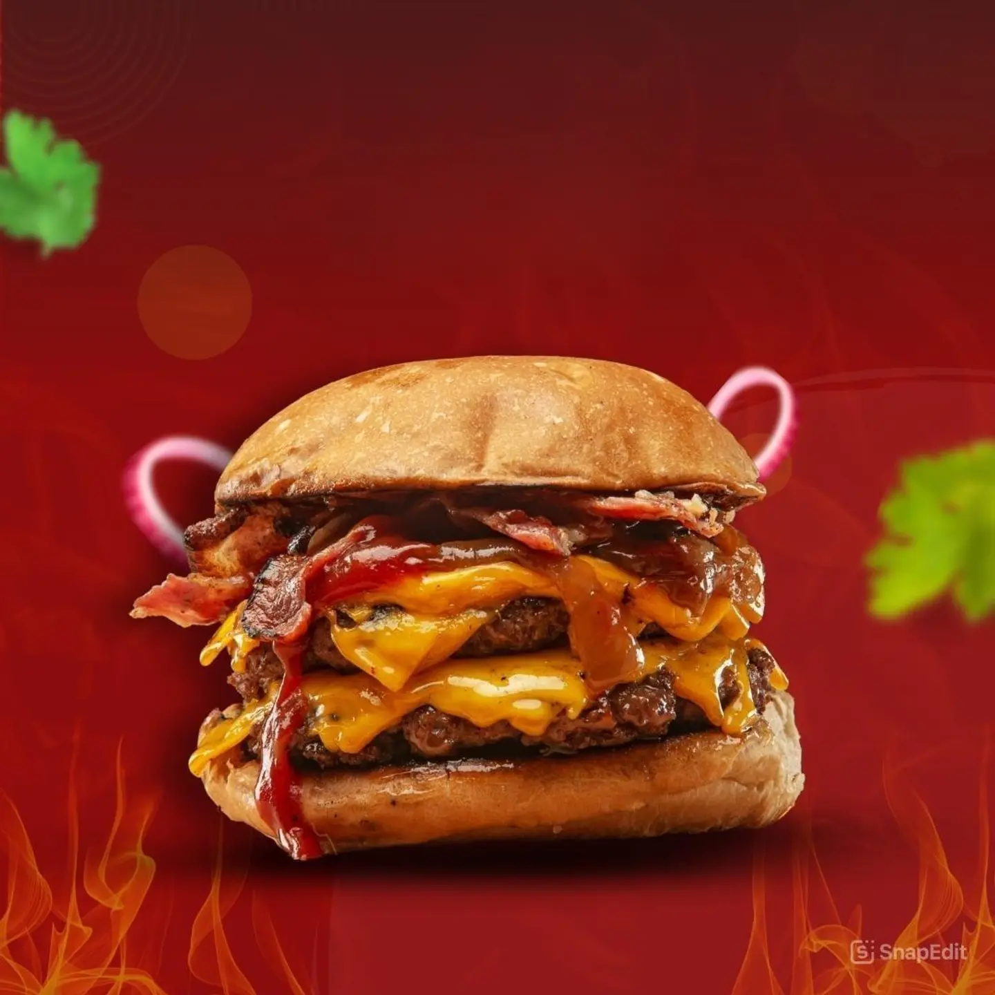 فاير بيكون برجر