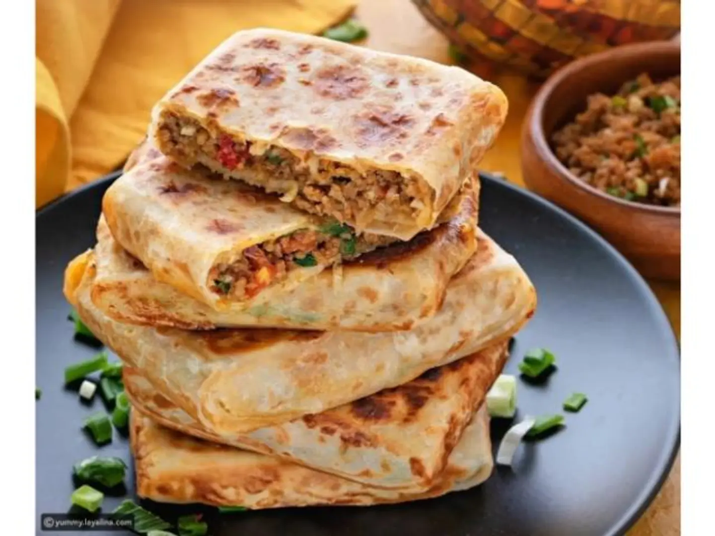 Savory Mutabbak With Meat