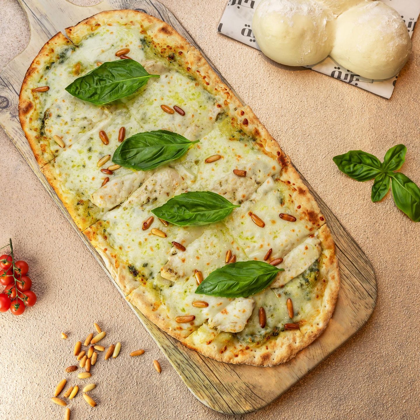 Moushtah Chicken With Basil