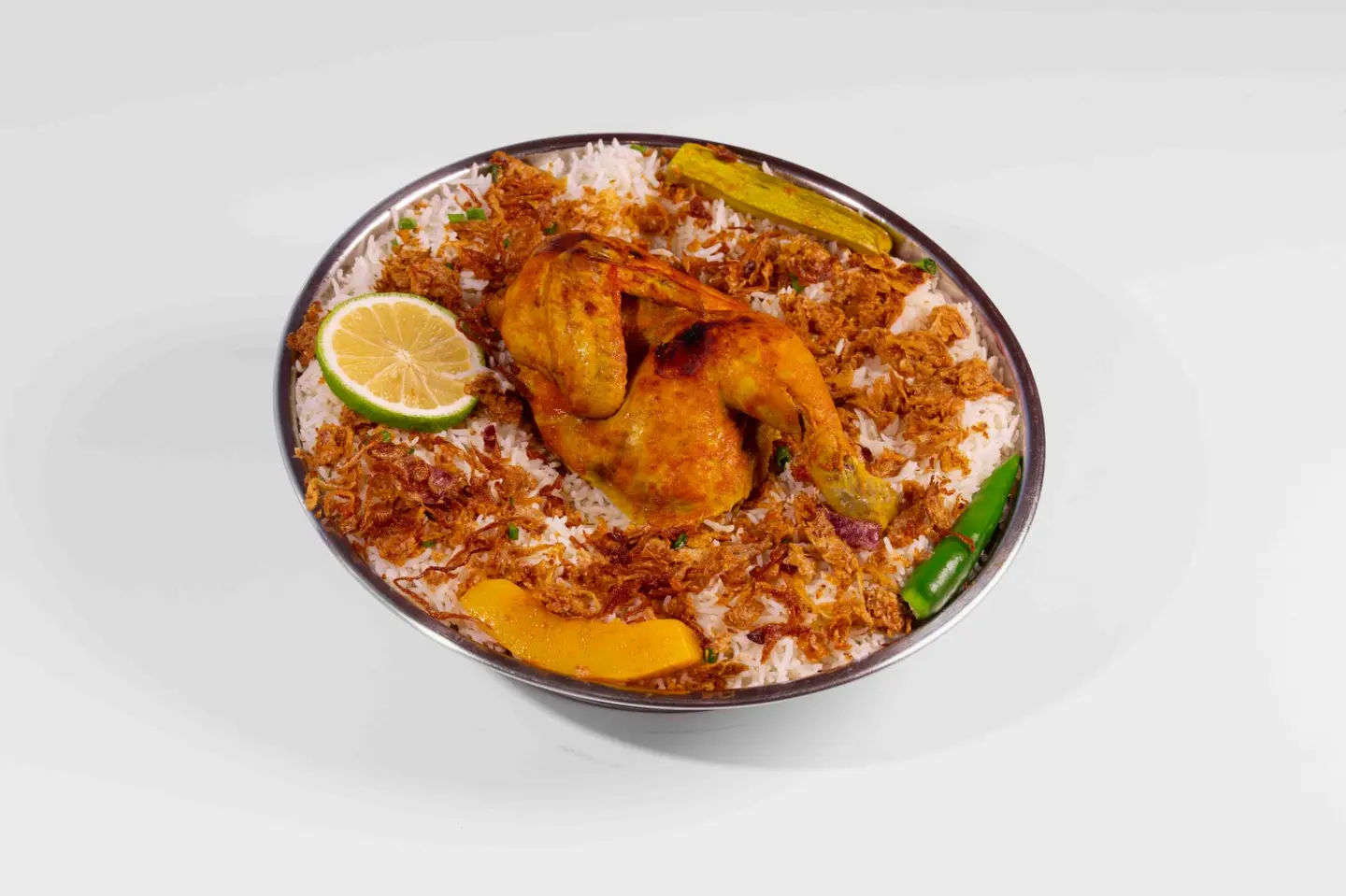 نص حبة دجاج بالفرن