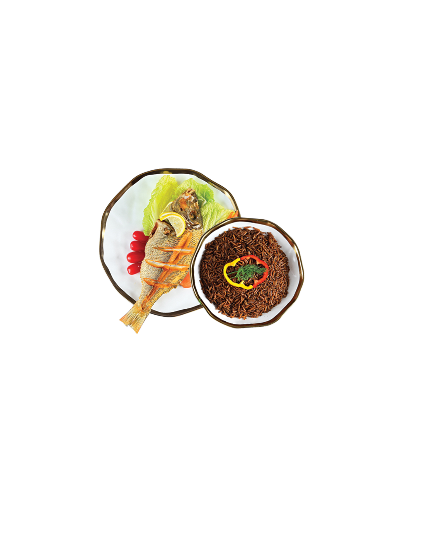 وجبة شعور مع رز مشكل