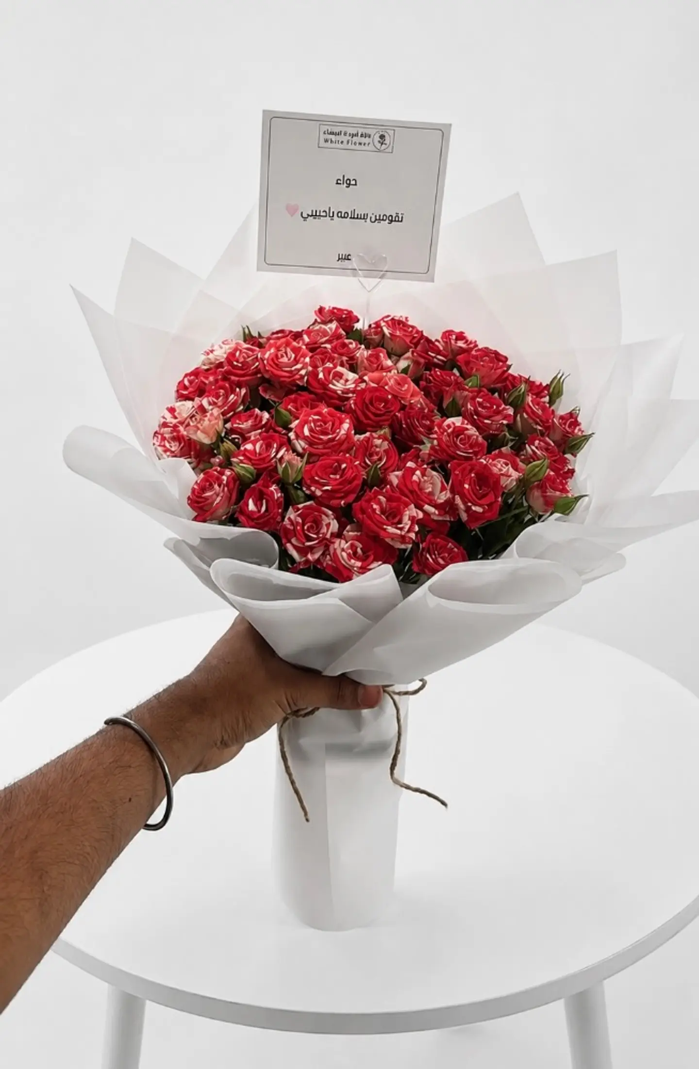 باقة ورد بيبي جوري احمر
