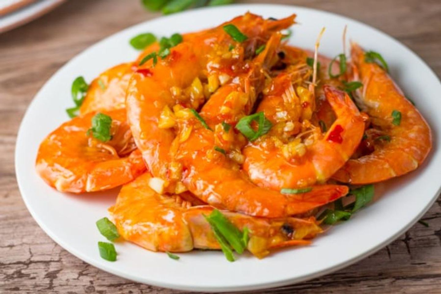 Shrimp Chilli With Rice