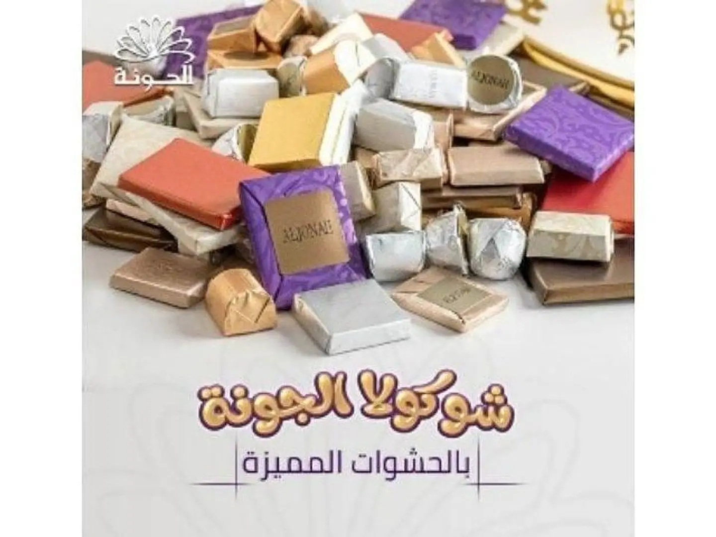 شوكولا بلجيكية بحشوات منوعة - ١ كيلو