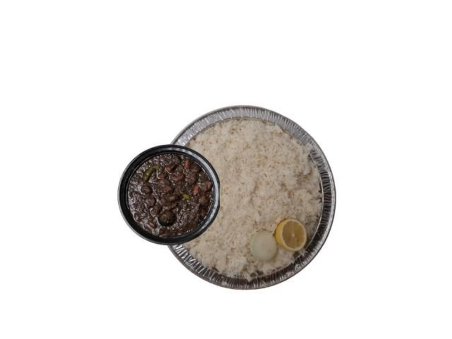 حمصه روبيان مع رز