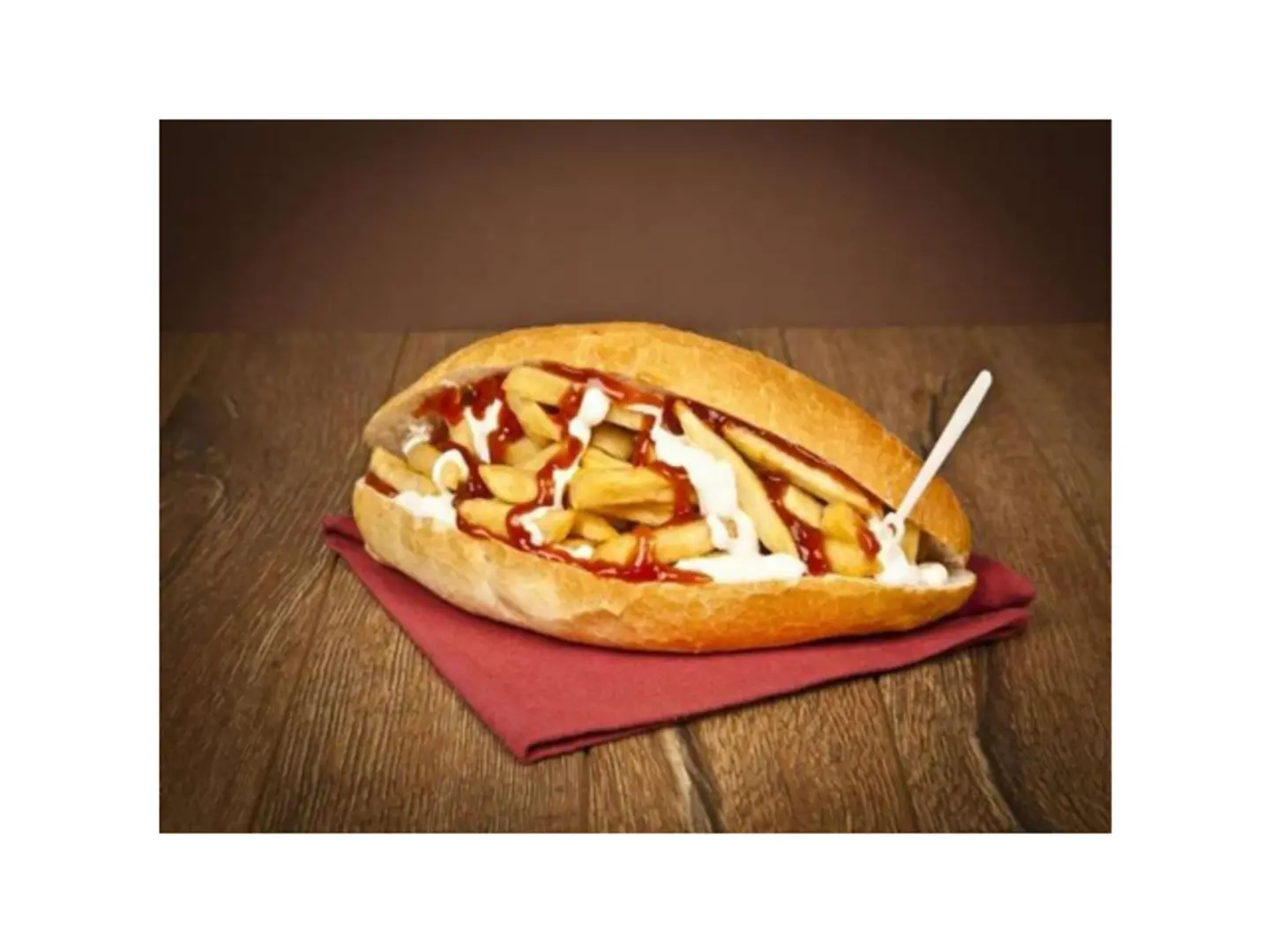 Jumbo French Fries Sandwich With Cheese