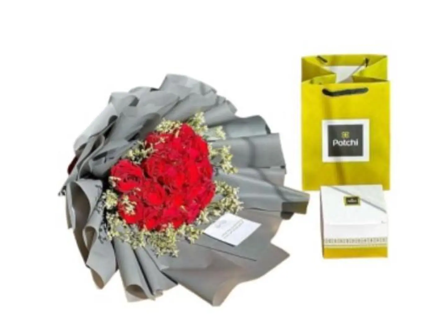 Rose Bouquet With Patchi Chocolates