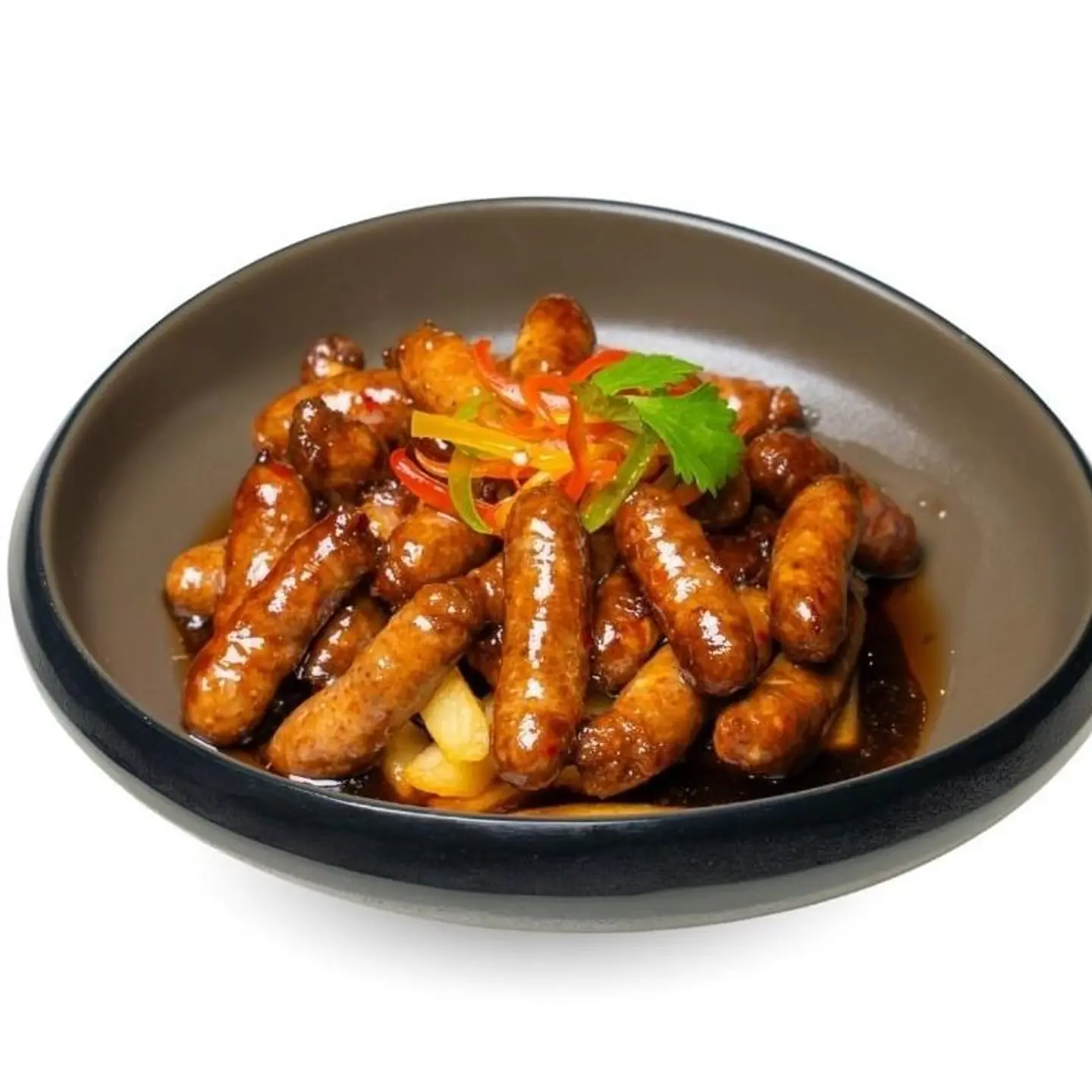 Pomegranate Molasses Sausages