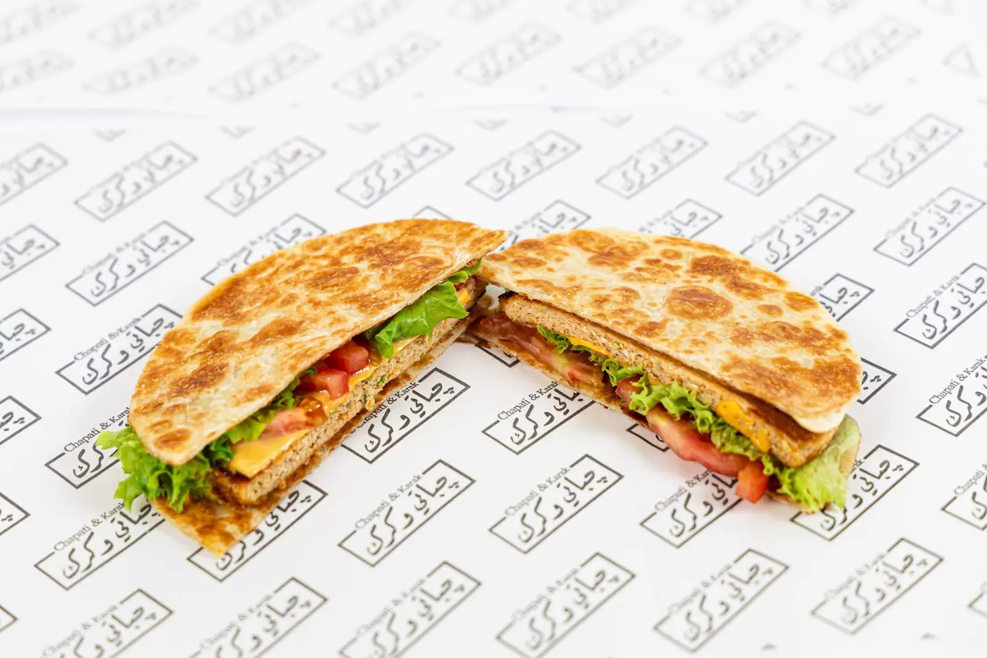 Chicken Burger Chapati