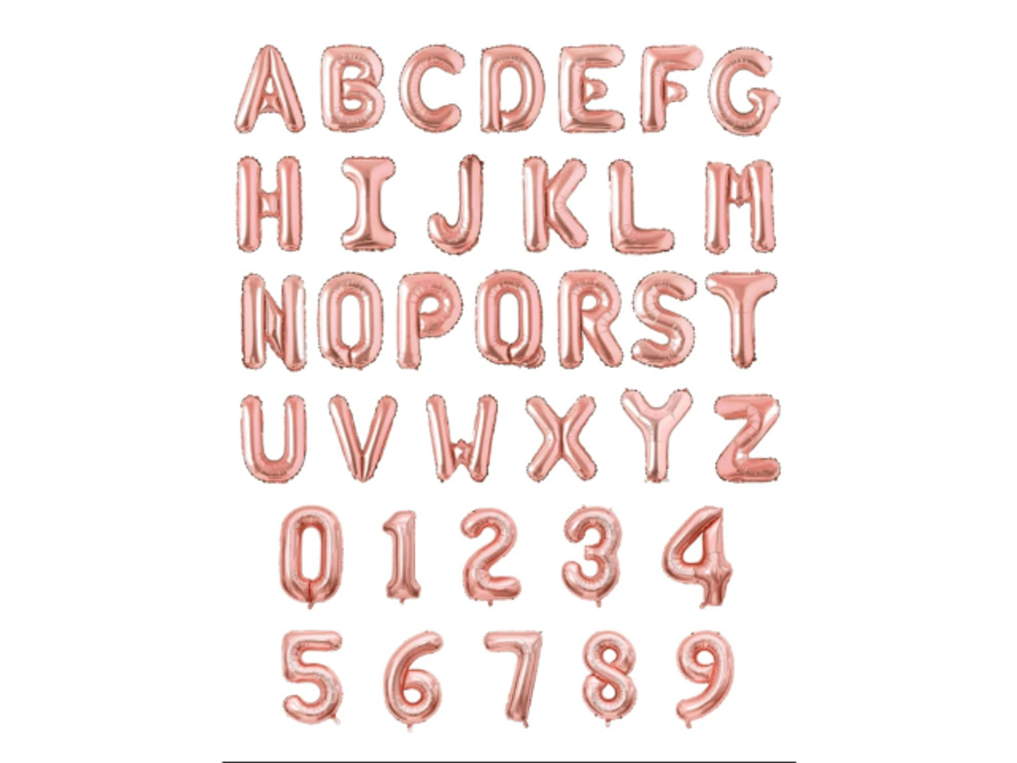 Pink Letter Helium Balloon