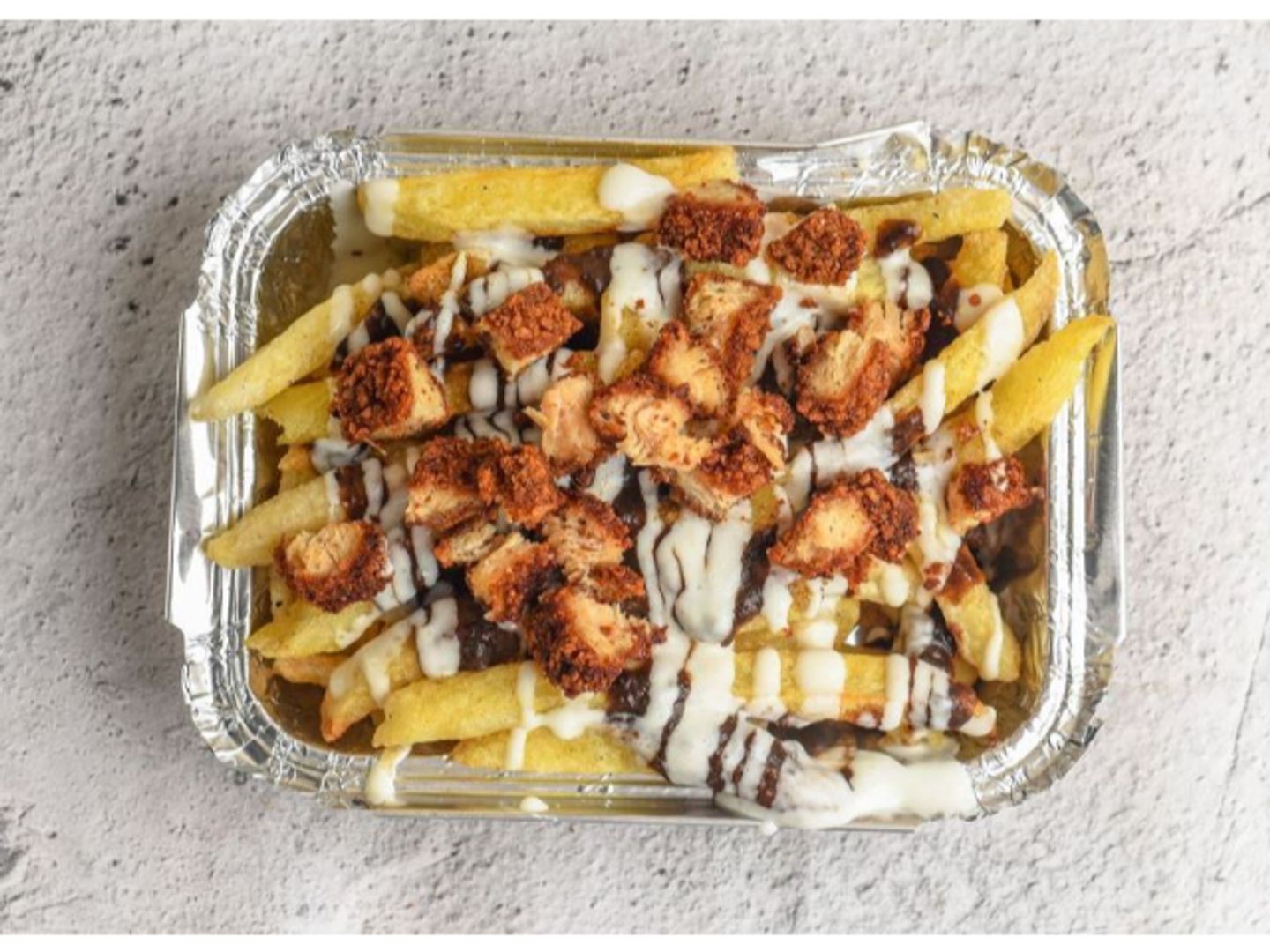 Fries With Chicken Fresh's Special Seasoning