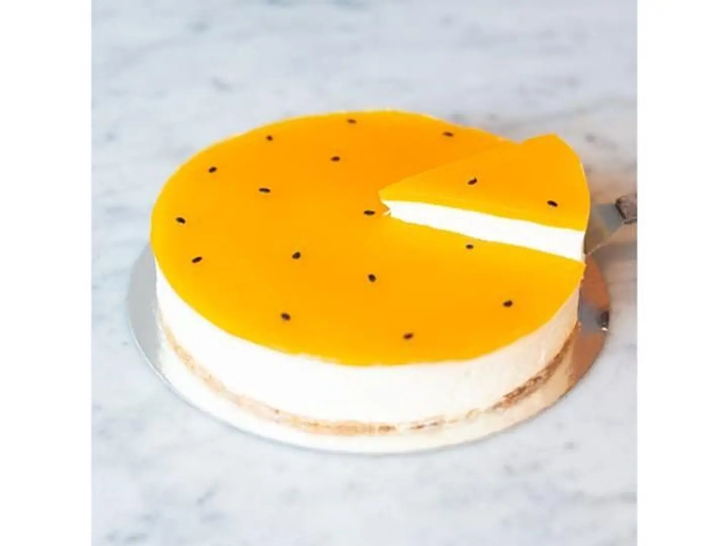 Passion Fruit And Yuzu Cheesecake