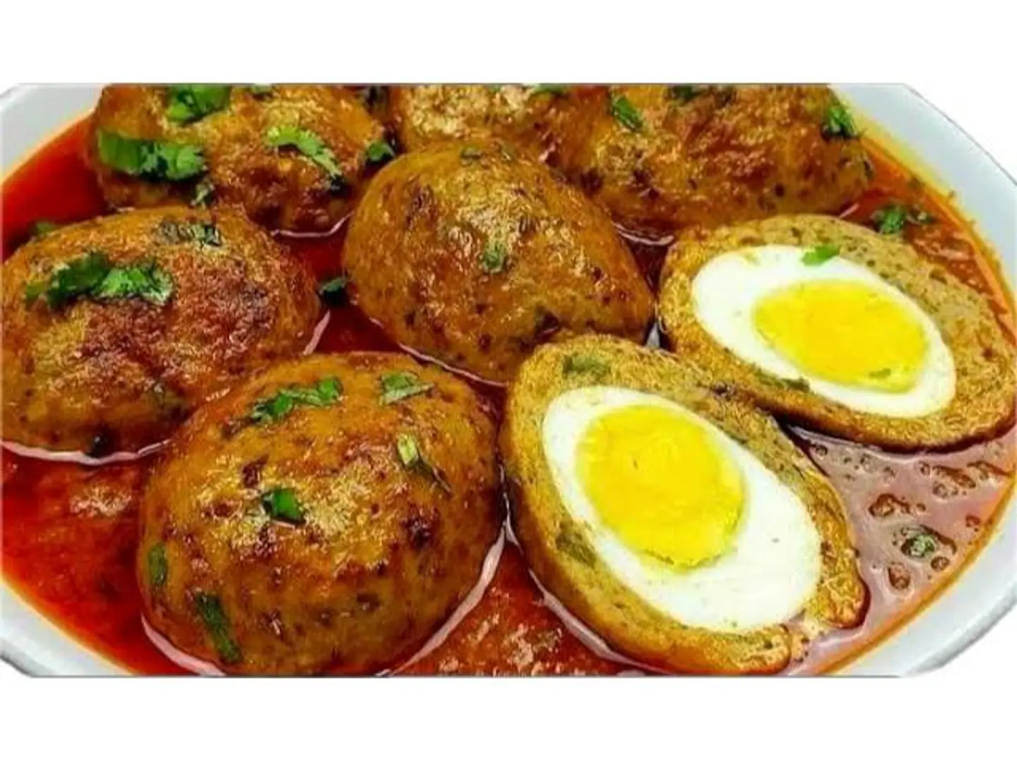 ايدام كفتة دجاج بيض مسلوق