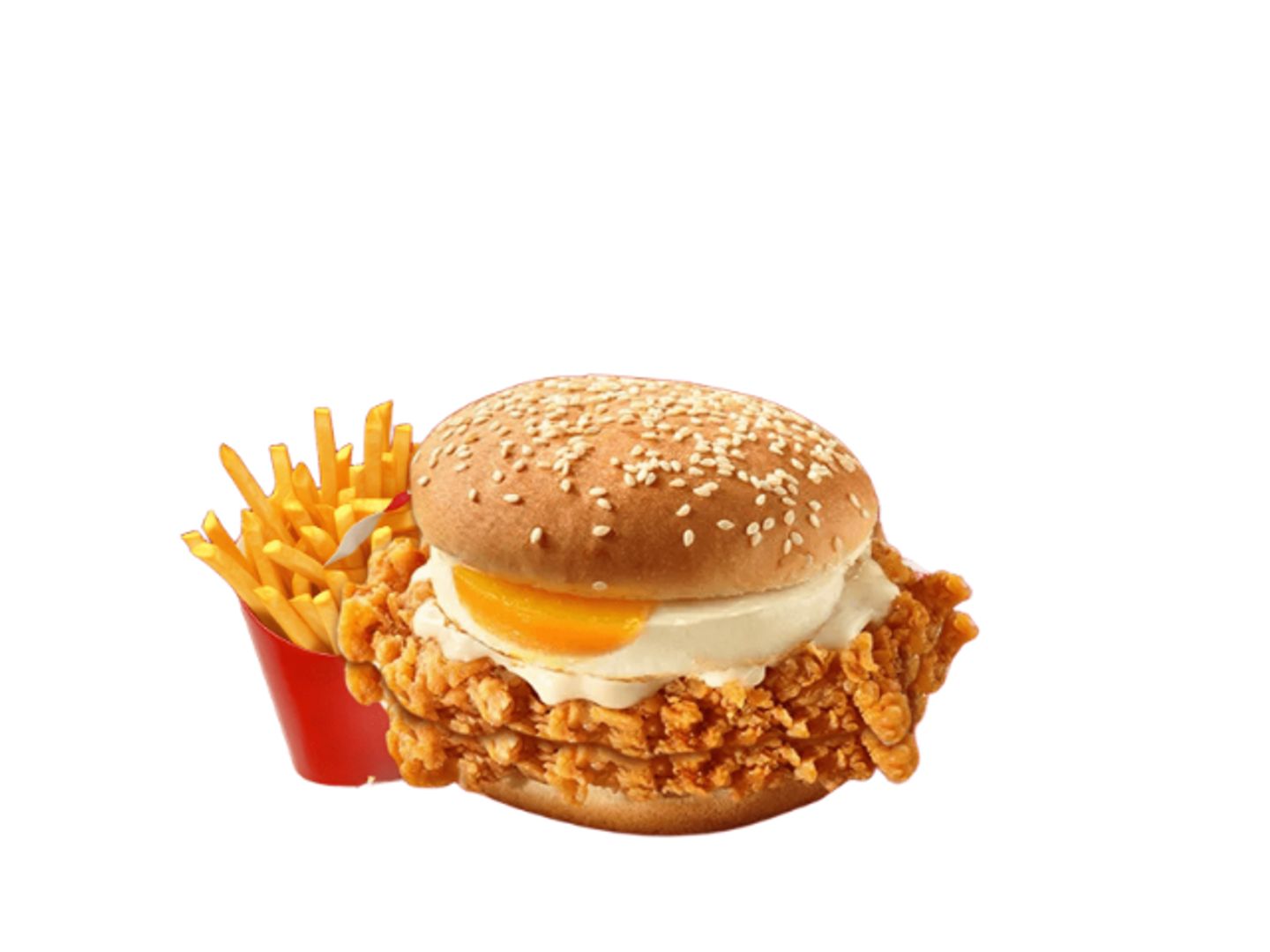 Double Zinger Meal With Egg