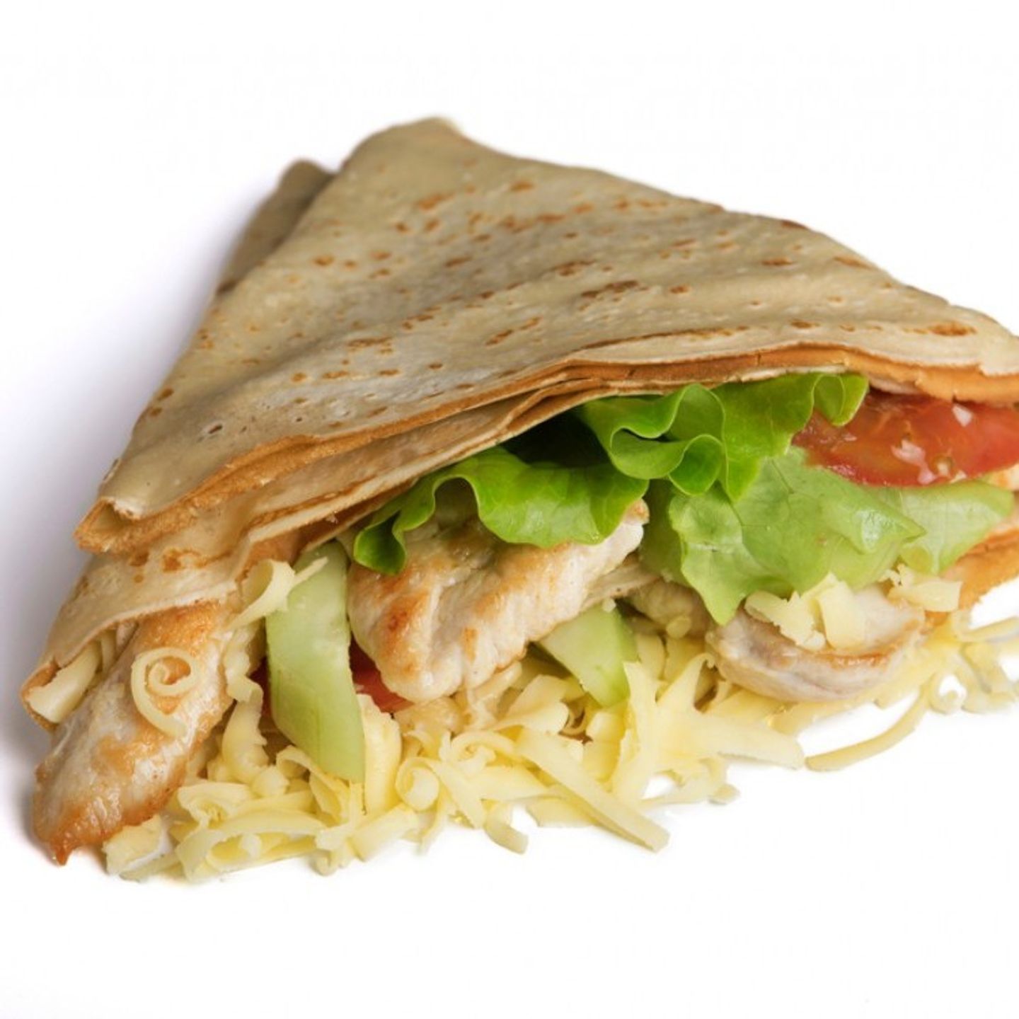 Mixed Chicken Crepe