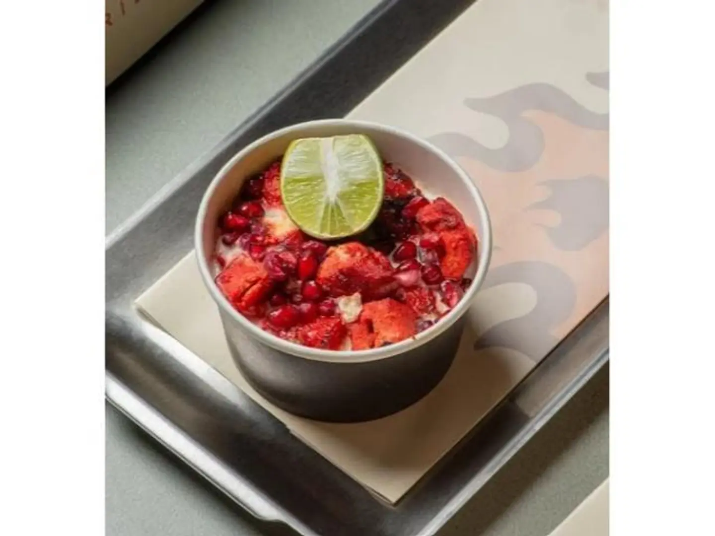 Tandoori Grape Leaves Fatteh