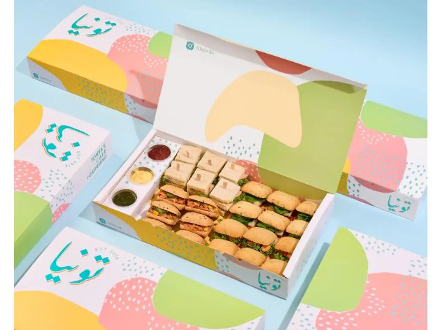 Mixed Sandwich Bites Box   24pcs