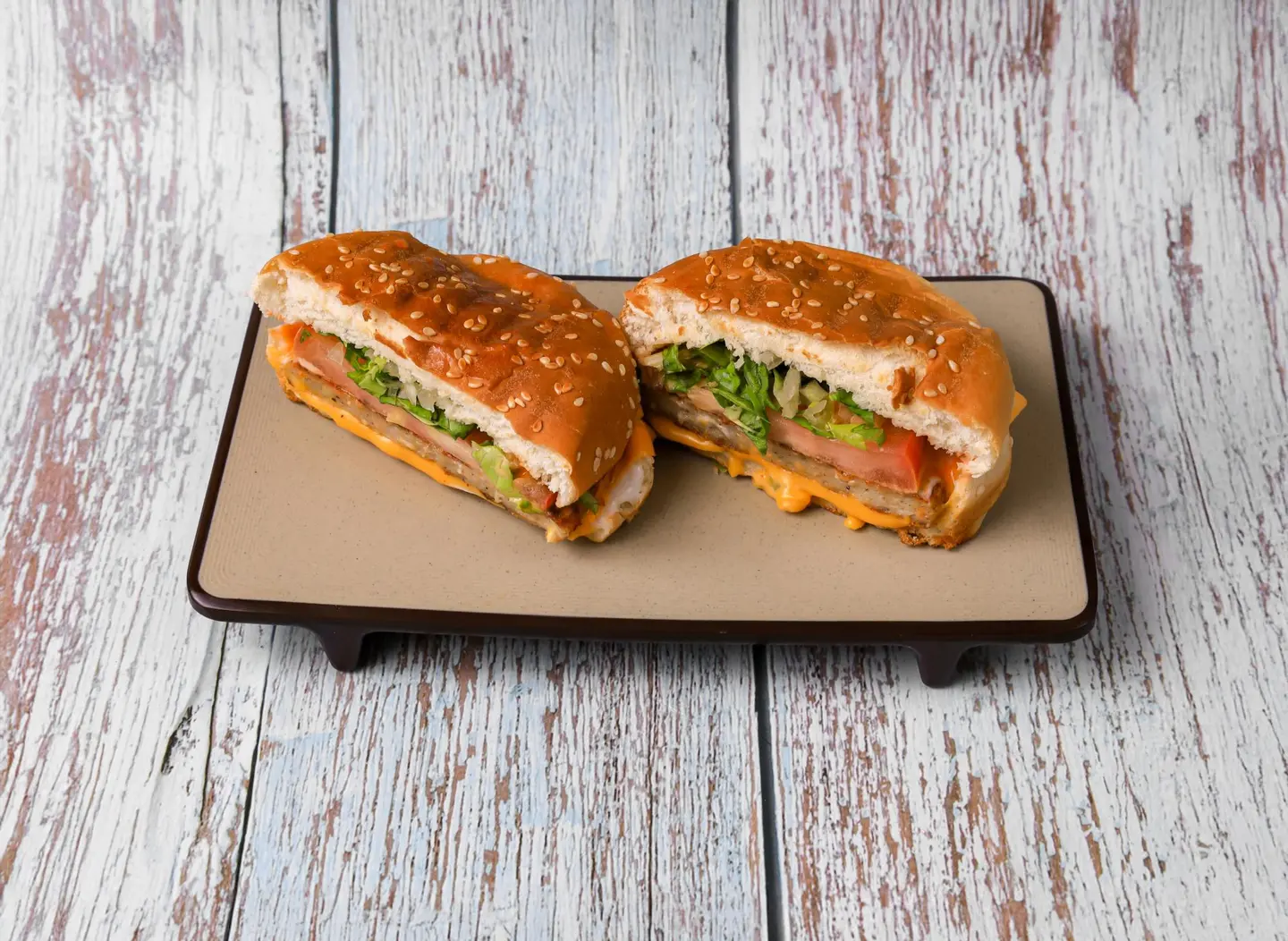 برجر دجاج مشوي