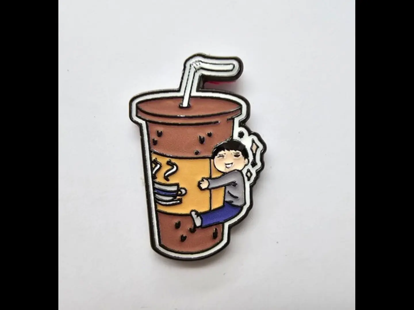 Coffee Love Metal Mobile Sticker 0307