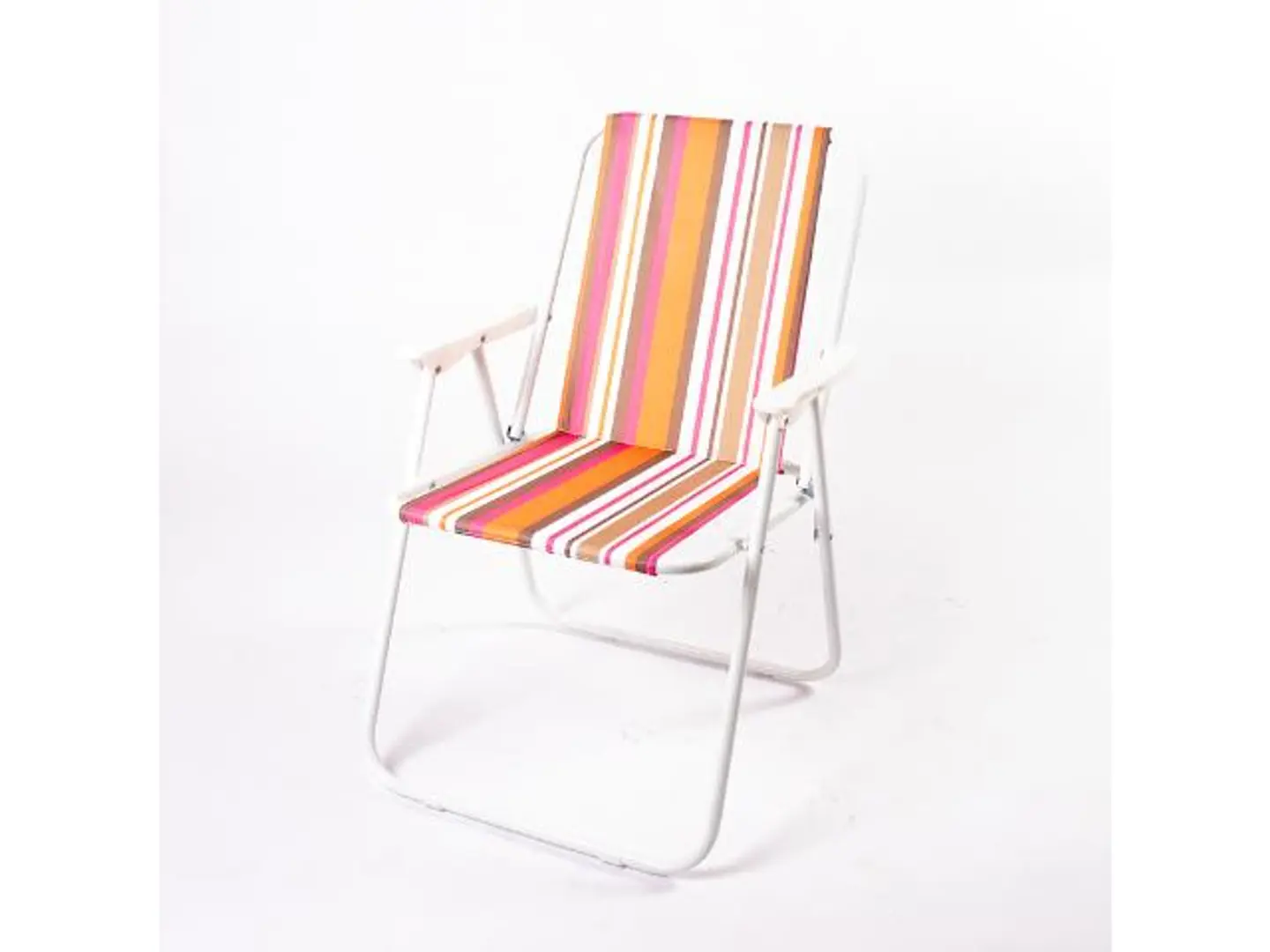 Kaza Leisure Chair Stripe Blue Orange قطعة\Pcs