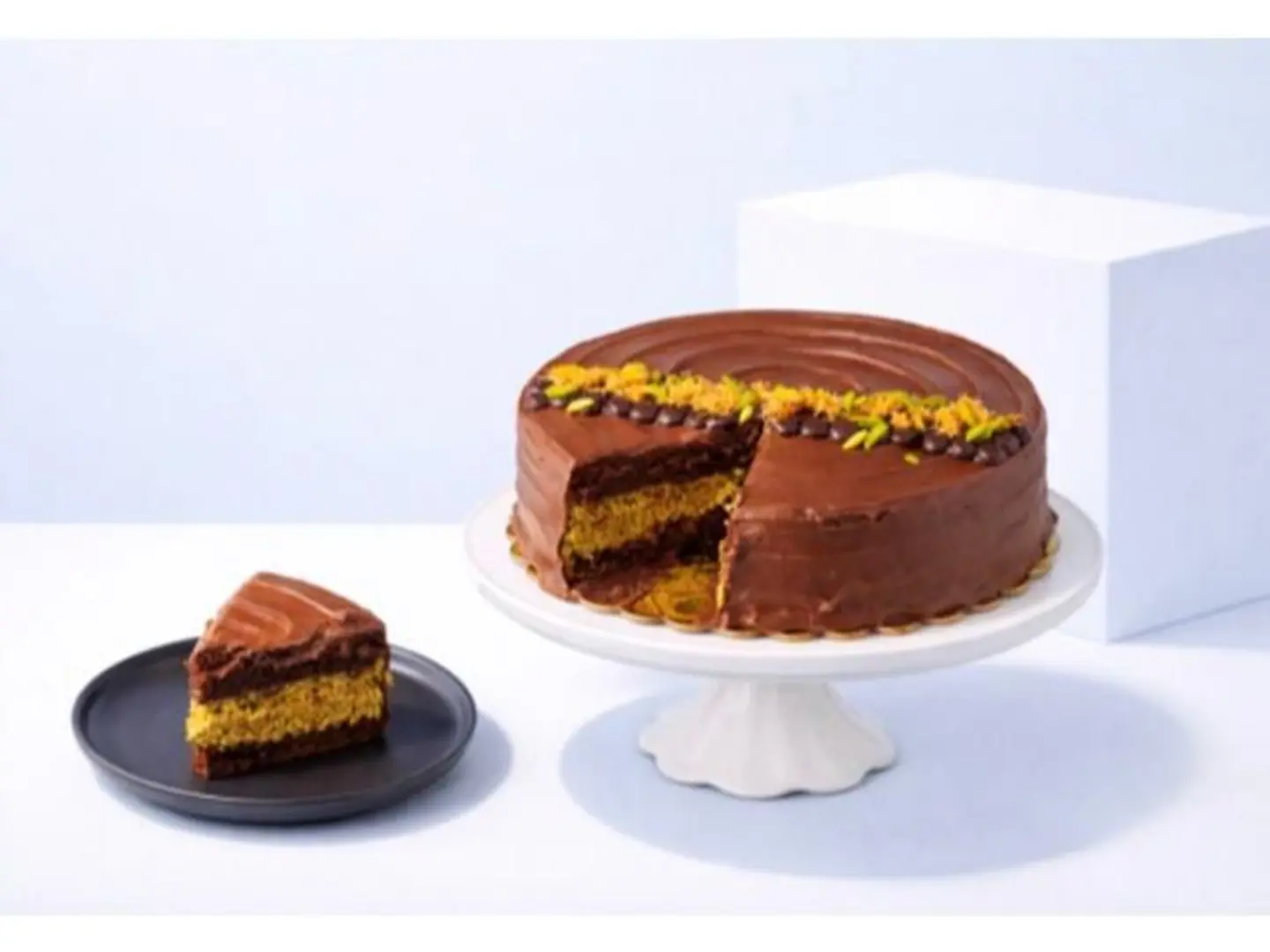 Dubai Chocolate Cake
