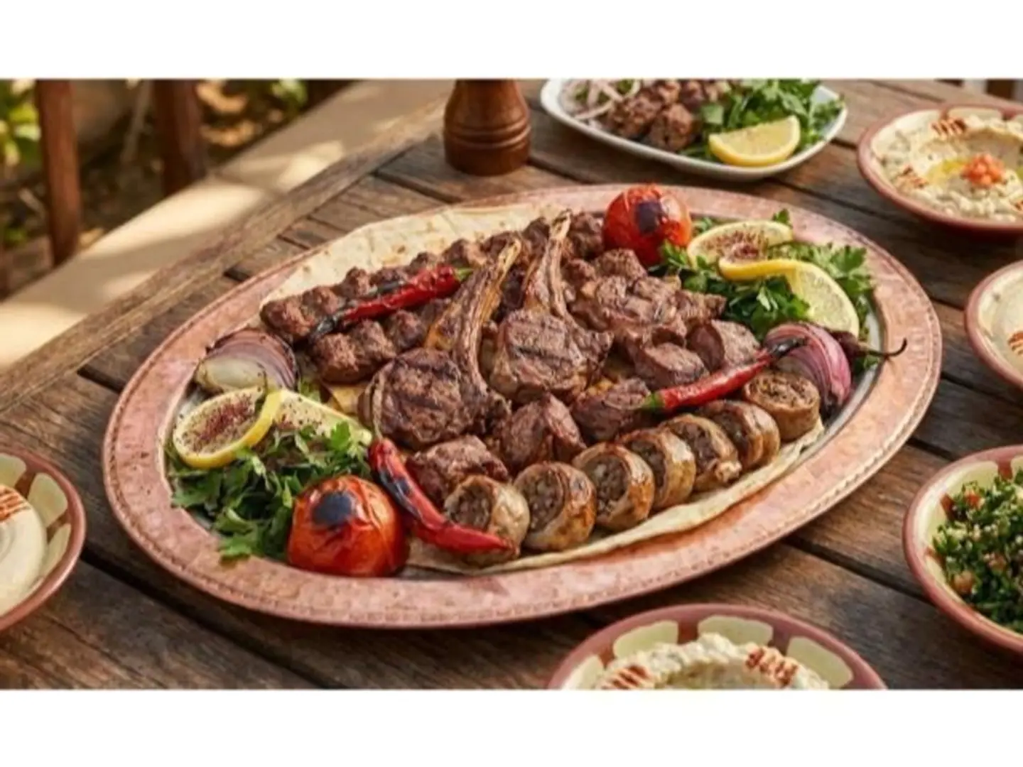 مشكل كباب واوصال وريش وطرب 1 كيلو