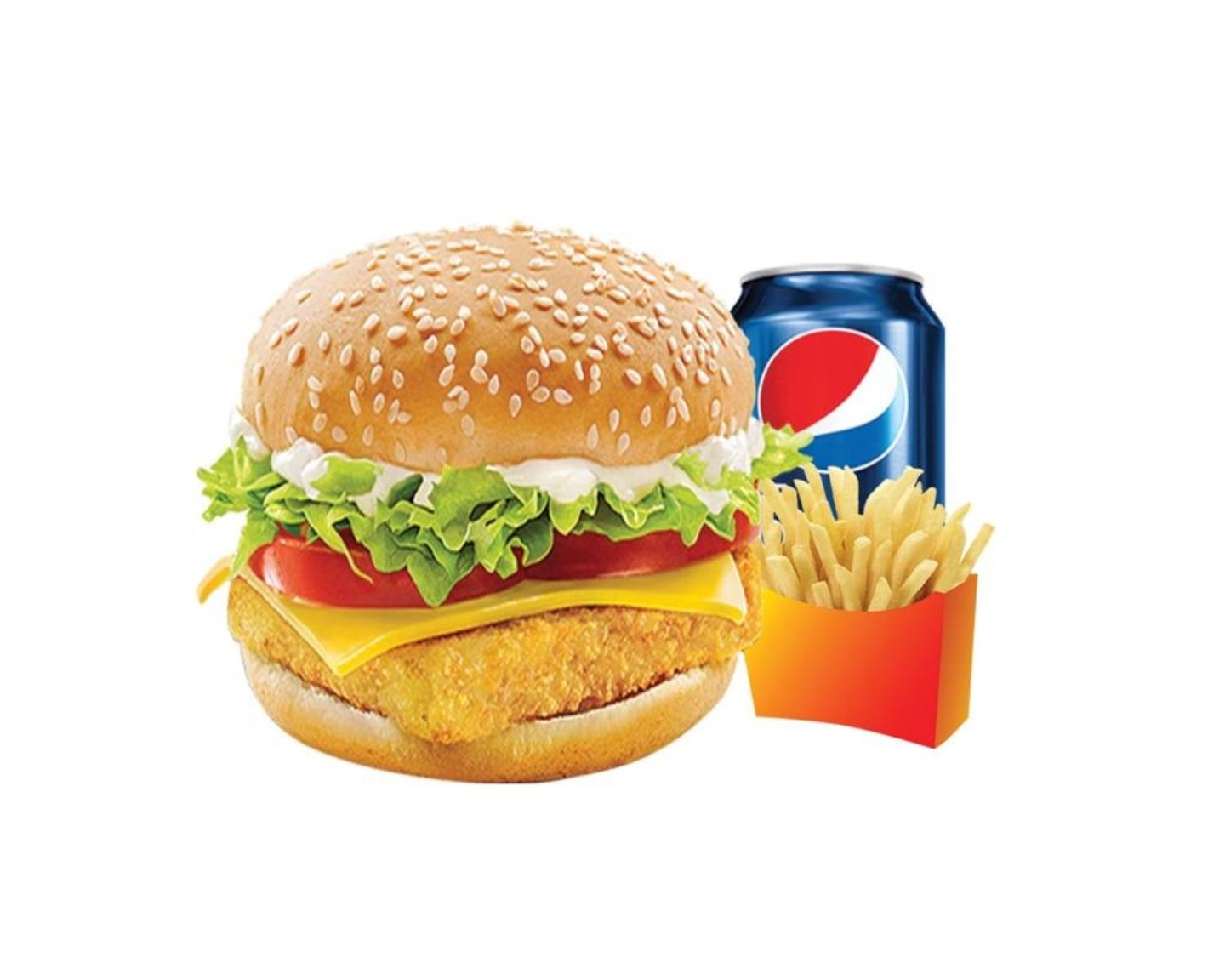 وجبة برجر سمك