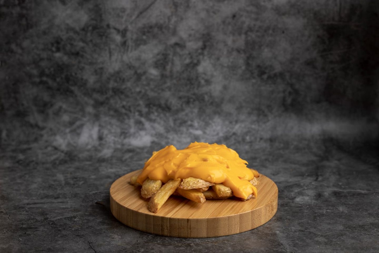 Fries With Sauces And Cheese