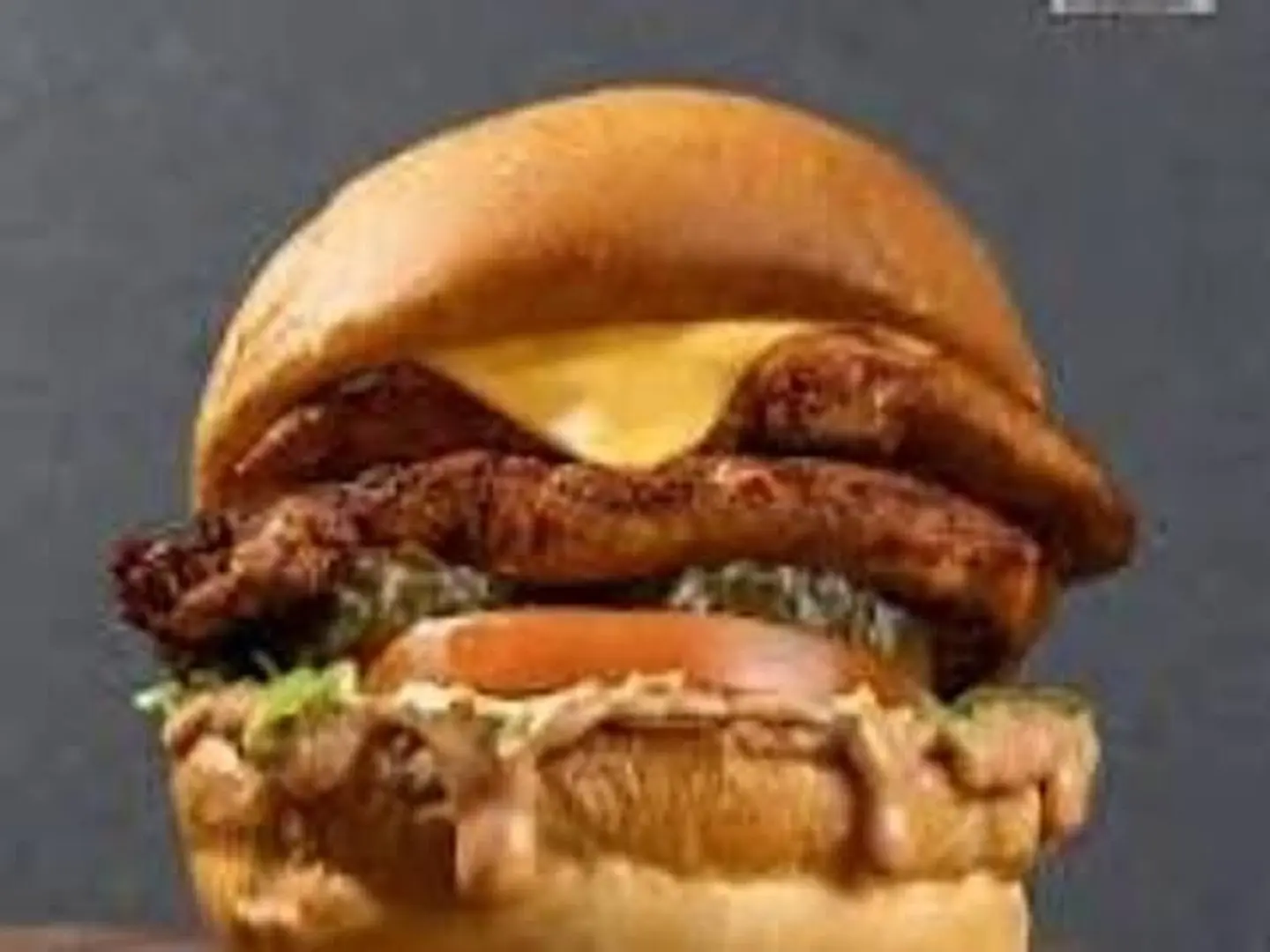 ساندوتش برجر دجاج جريل خبز فرنسى بالجبنة