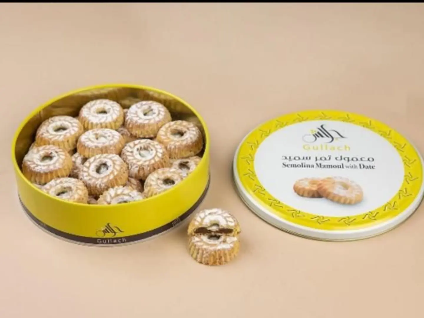 معمول جلاش بالتمر والسميد