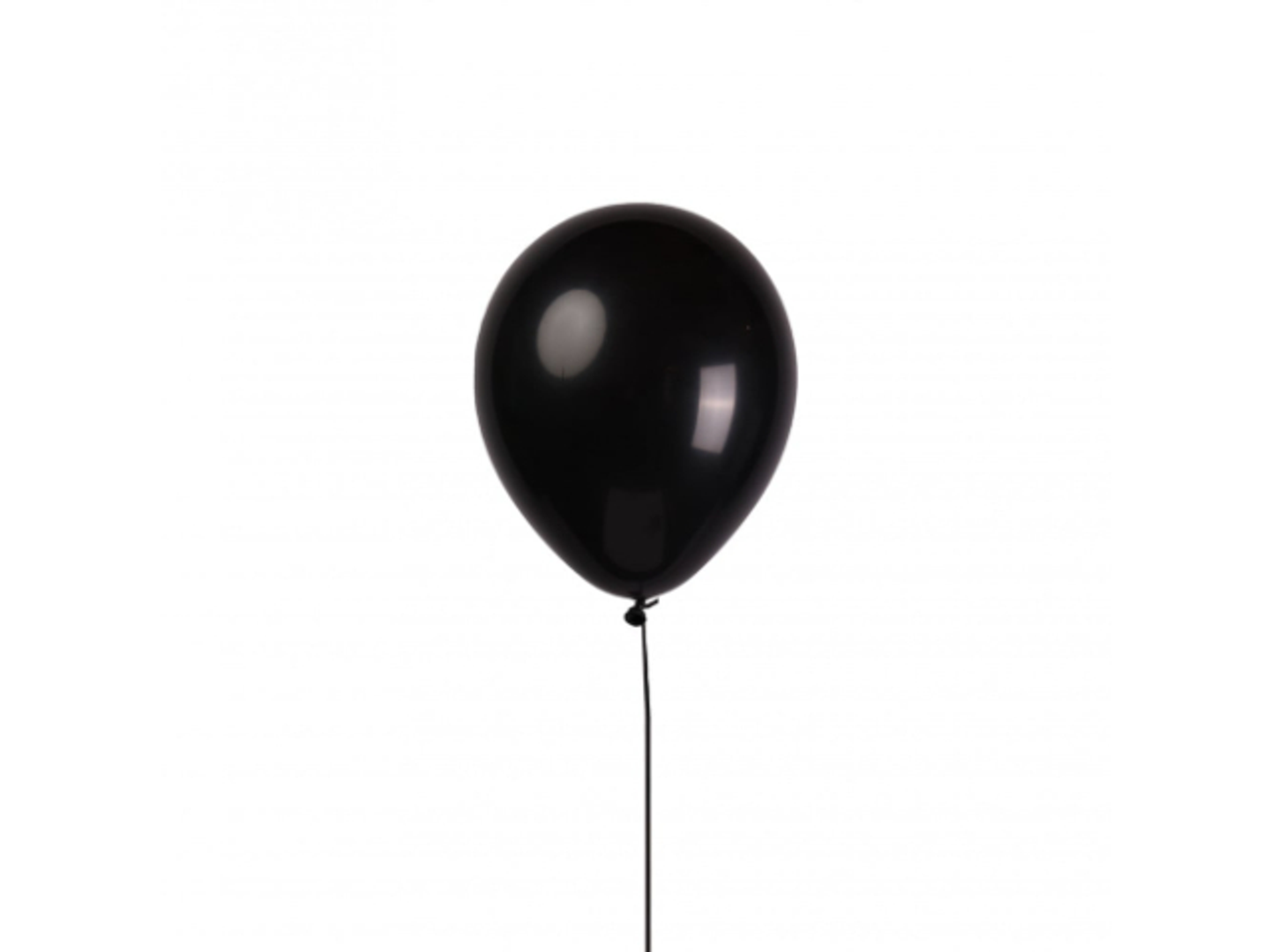 بالون اسود