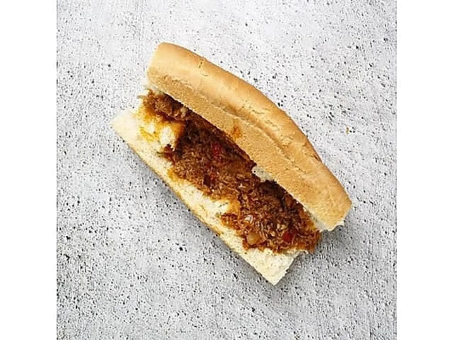 Plain Ground Beef Sandwich