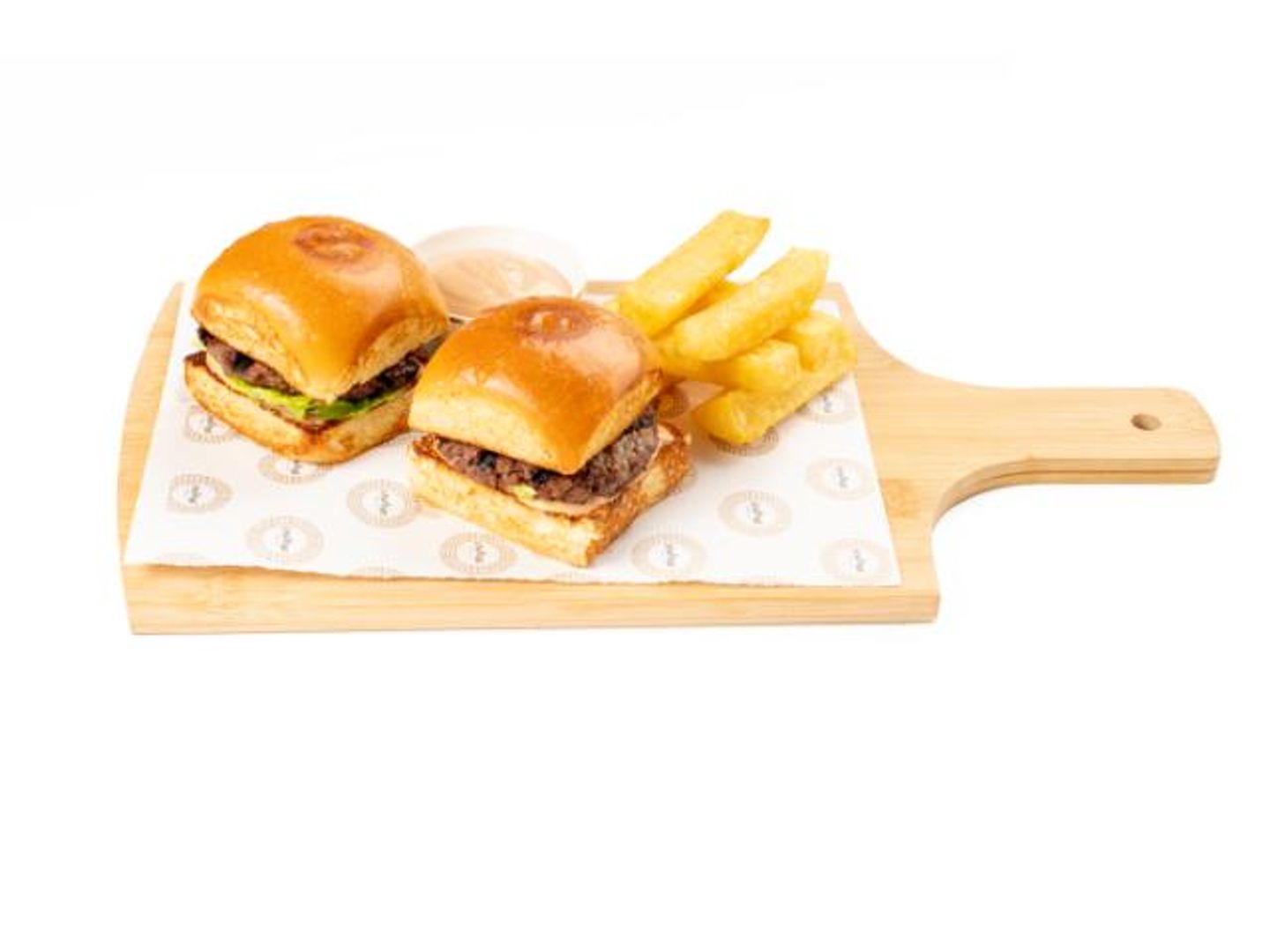 Slider With French Fries