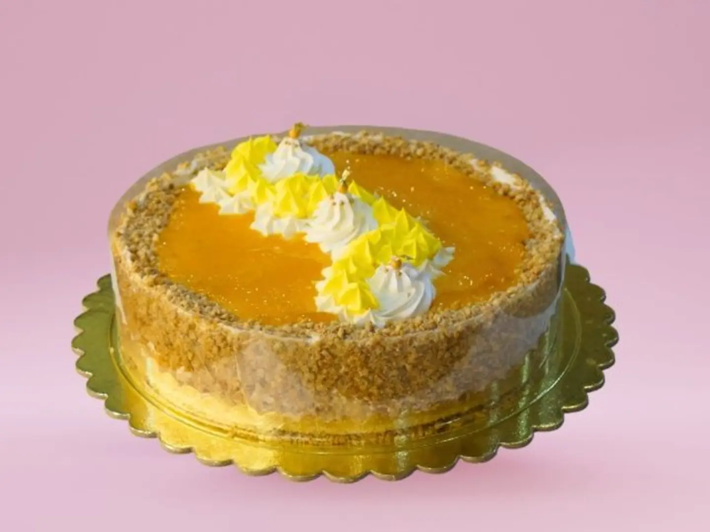 كيكة تشيز كيك المانجو الفاخرة كبيرة