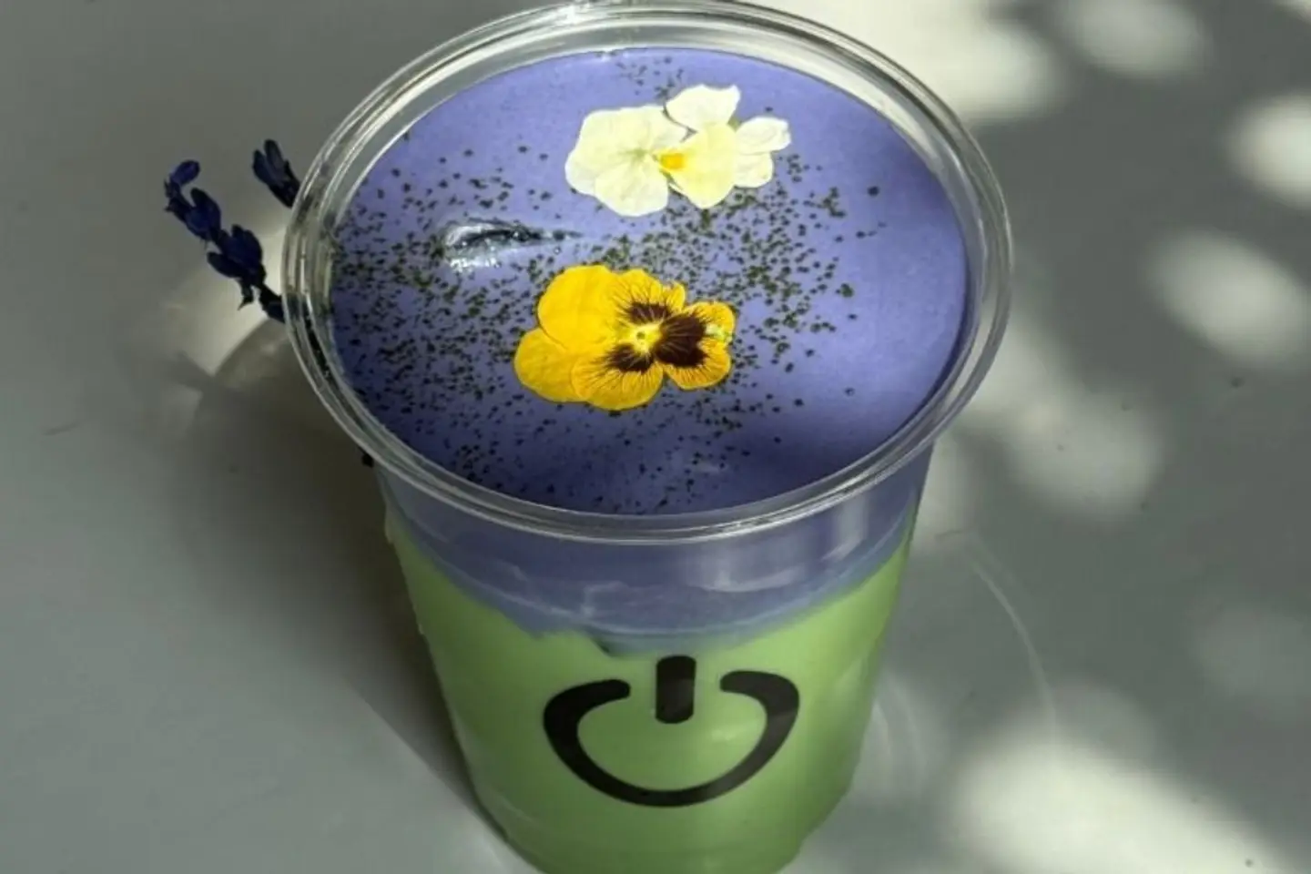 Iced Lavender Matcha