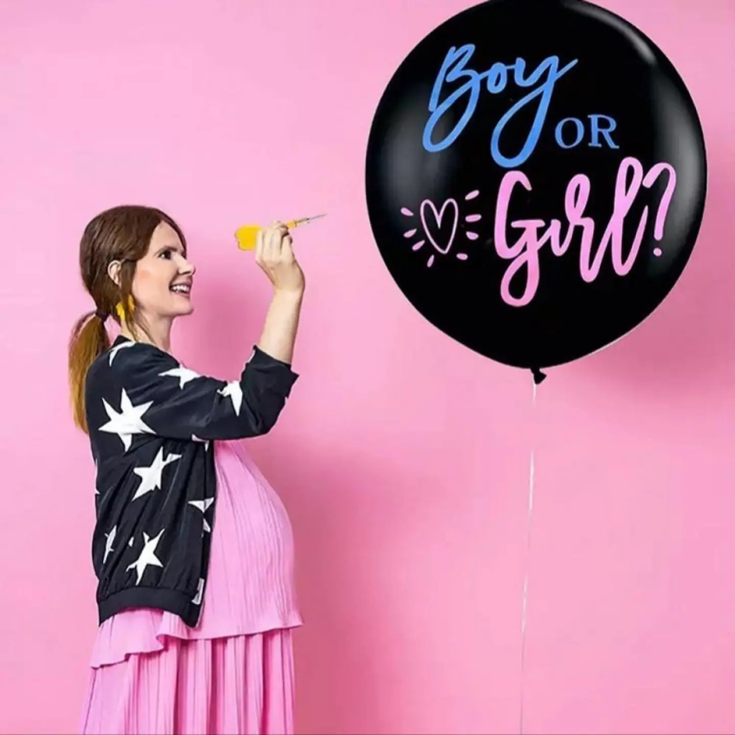 بالون الهيليوم تحديد جنس المولود