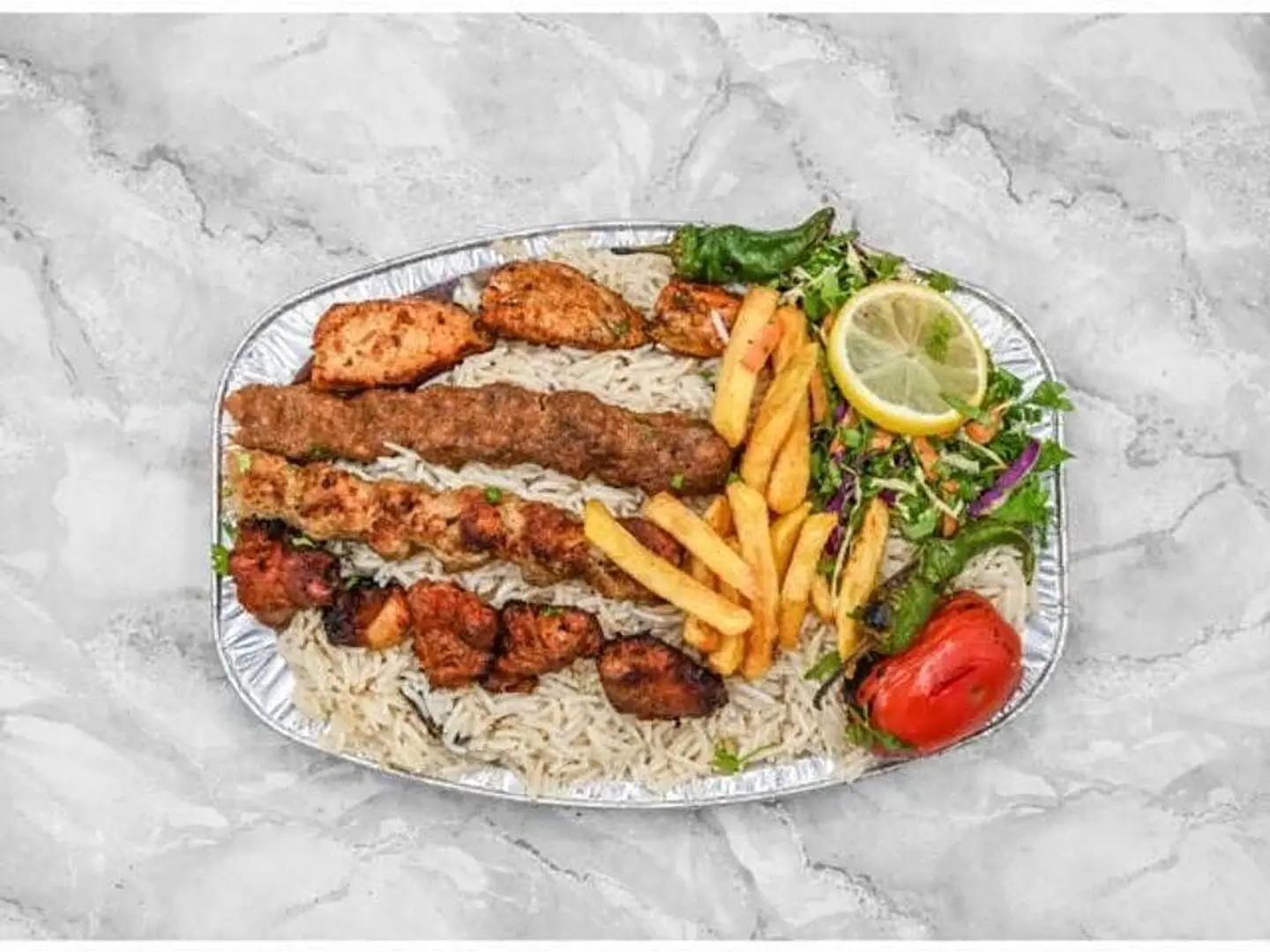 Small Round Plate 1kg With Rice