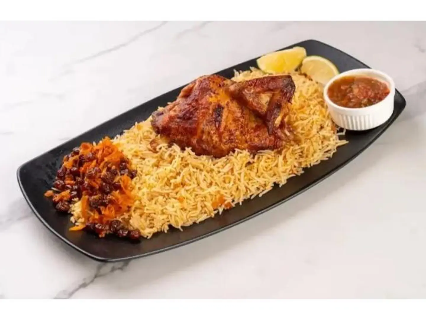 Quarter Shawaya Chicken With Bukhari Rice